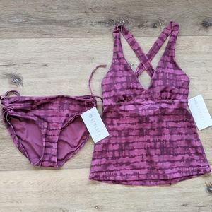 Athleta Tahiti 2pc Tankini sz XS NEW